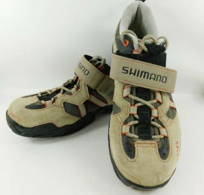 Women's Tan Grey Orange Shimano SH-WM40 Mountain Bike Shoes Size EU 41 US 8.5 - Image 1 of 4