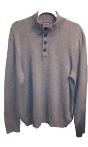 Michael Kors MENS XL Button Neck Sweater. NICE 100% Preshrunk Cotton - Picture 1 of 8