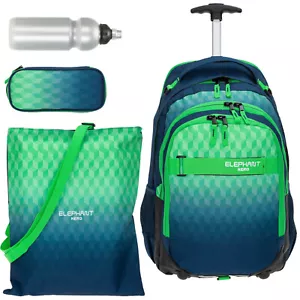 Trolley 4T Set Jungen Elephant Hero Signature Schultrolly Trolly 12811 Cube tbbf - Bild 1 von 12