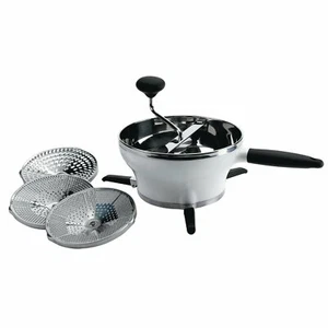 OXO Good Grips Passiermühle Edelstahl mit 3 Siebscheiben und Topfauflage Füssen - Bild 1 von 3