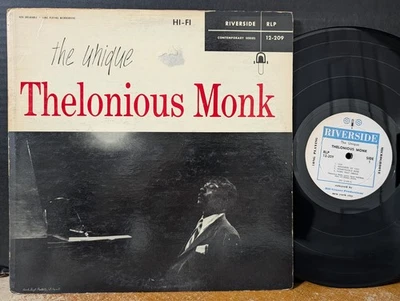 The Unique Thelonious Monk 1956 Riverside OG Mono Art Blakey Oscar Pettiford Foto 1 de 3