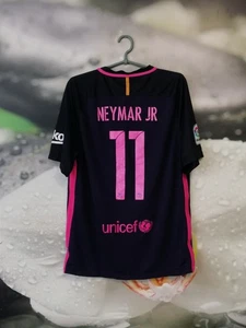 Camiseta de fútbol visitante Barcelona 2016 - 2017 camiseta Nike #11 NEYMAR talla L - Imagen 1 de 12