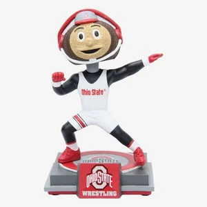 Brutus Buckeye Ohio State Buckeyes Wrestling Mascot Bobblehead NCAA College - Bild 1 von 1