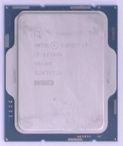 Processeur Intel 12e génération Core i7-12700K SRL4N 3,6 GHz (Turbo 5,0 GHz) 12 cœurs LGA1200 - Photo 1/2