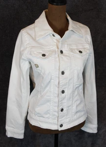 Christopher Blue Damen weiße Baumwolljacke Gr. Small - Bild 1 von 8