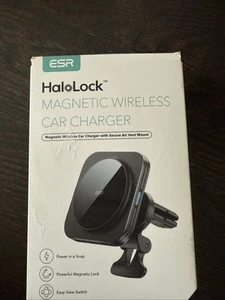 ESR Halolock Magnetic Wireless Car Charger, Fast Charging, Compatible with Magsa - Photo 1 sur 2