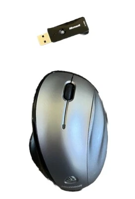 Microsoft Wireless Laser Mouse 6000 v2.0 Model 1140  With USB Receiver - Image 1 of 3