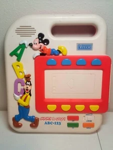 De colección VTECH Disney Mickey & Goofy ABC - 123 Juego de Cartas de Aprendizaje - Sin Cartas - Imagen 1 de 3
