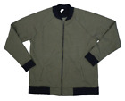 Next Level Apparel Army Green Full Zip Long Sleeve Soft Fleece Jacket Mens XL