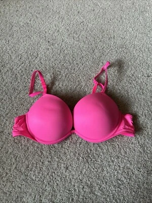 РОЗОВЫЙ Victoria's Secret розовый носить везде супер пуш-ап бюстгальтер 36A новый с Ярлыками - Изображение 1 из 4