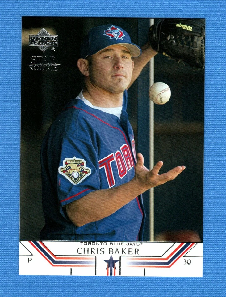 2002 Upper Deck #505 Chris Baker Star Rookie Blue Jays - Image 1 of 1