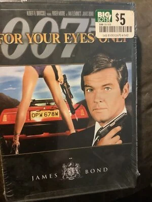 James Bond 007 For Your Eyes Only (DVD, 1981, w/Inserts) Roger Moore NEW SEALED - Image 1 of 2