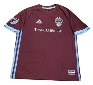 Adidas MLS Colorado Rapids Youth Jersey CD3625 Blue/Light Blue CD3625 - Picture 1 of 1