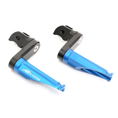 Clavijas de pie extendidas delanteras azules Shinobi 40 mm para modelos Spyder RS 08-13 14 15 16 Foto 1 de 4