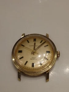 Vintage 1960's Men's Caravelle By Bulova Gold Watch - Picture 1 of 4