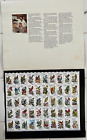 Livre de collection 1982 ÉTAT OISEAU ET FLEUR + feuille de timbre USPS 20 ¢ cents - Neuf
