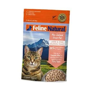Grain-Free Freeze Dried Cat Food 11 Ounce (Pack of 1) Lamb & Salmon - Picture 1 of 8