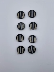 Scalextric Runde Leitklinge Platten mit Zöpfen x8 Stück 1/32 Slotcar Teile C8329* - Bild 1 von 1