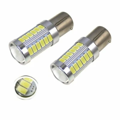 2x Ampoules P21/5W LED Blanc 6000K pour feu stop feu arrière RENAULT Clio III - Immagine 1 di 3