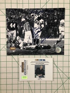 Chuck Badnarik Philadelphia Eagles Signed 8x10 Gifford “This Games F...ing Over” - Picture 1 of 4
