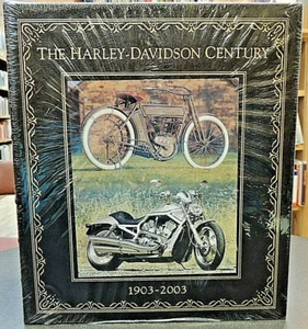 The Harley-Davidson Century 1903-2003 Easton Press Brand New Leather Holstrom - Foto 1 di 4
