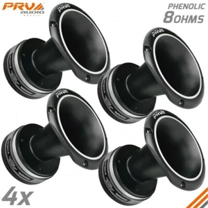 4x PRV D2200Ph Pro Audio Phenolic Compression Driver 800W + WG14-50CR Black Horn - Picture 1 of 12