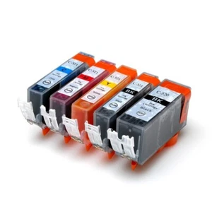 5 NonOEM Ink Cartridges PGI-520 CLI-521 for Canon MP540 MX860 MP560 MP980 MP550 - Picture 1 of 1