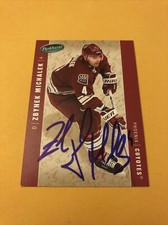 Zbynek Michalek Signed Arizona Coyotes Card 1