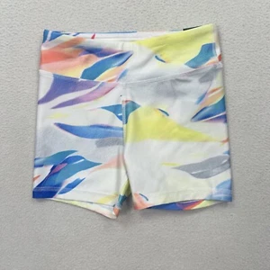 DSG Girls Youth 3" Perfomrance Shortie Size Medium Mid Rise Watercolor - Picture 1 of 8