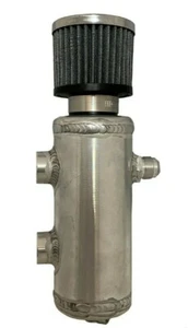 Tanque respirador de aceite PRP 6990 - 10 AN sumidero seco de aluminio 10 AN hecho en los EE. UU. - Imagen 1 de 4