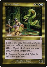Mystic Snake Time Spiral - Timeshifted PLD Blue Green Special CARD ABUGames