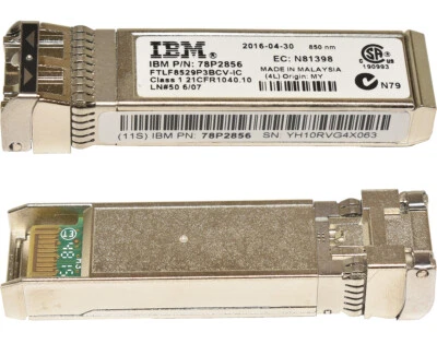IBM FTLF8529P3BCV-IC 16Gb SW SFP+ 850nm FC Transceiver 78P2856 - Bild 1 von 4