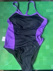 Holipick Womens Striped Color Block Print UPF One Piece Swimsuit Athletic Tra - Picture 1 of 3