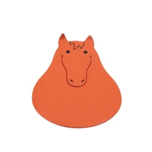 Hermes Pikabook Animal Horse Motif Bookmark Leather Orange Accessory - Picture 1 of 7