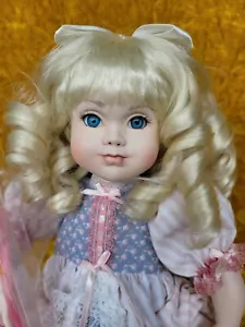 Porcelain Doll 13" BO-Peep By Patricia Rose - Picture 1 of 14
