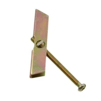 Qty 400 Round Head Gravity Toggle M4 (4mm) x 50mm Cavity Fastener Zinc Yellow - image 1 of 3