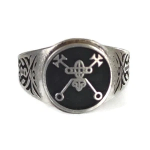 #1 König Bael Ring aus dem kleineren Schlüssel von Salomo Ars Goetia 72 Dämonen Ring - Bild 1 von 10