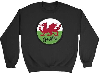 Mens Womens Jumper CMYRU Wales Football Welsh Dragon Sweatshirt Gift • 23.20€