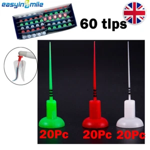 Easyinsmile Endo Activator Tips Dental Sonic Irrigator Tip 3 sizes 60pc bendable - Picture 1 of 12