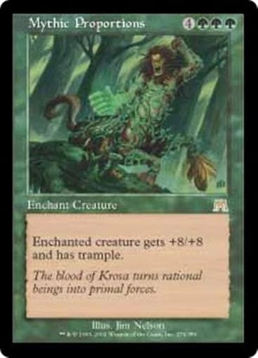 MTG - MYTHIC PROPORTIONS - Onslaught (R) - Image 1 of 1