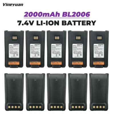 10PCS BL2503 BL2006 Battery for HYT HYTERA PD702V PD706G PD706U PD782G PD782U - Image 1 of 4