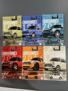 2024 Matchbox Mini Cooper Set (6) NEW! WalMart Exclusives - Picture 1 of 7