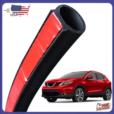 5M/16FT D-Shape Rubber Sealing Weather Strip Door Edge Moulding For Most Nissan - Image 1 of 4