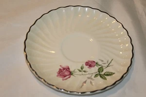 SCIO Dorset Virginia Rose Platinum Edge Saucer - Picture 1 of 7