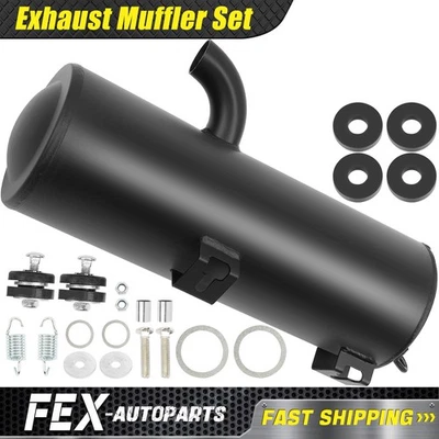 Exhaust Muffler & Gasket Kit for Polaris Sportsman 800 EFI W/Donuts 2007-2014 Foto 1 de 4