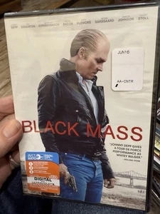 Black Mass DVD Johnny Depp NEW. Sealed - Foto 1 di 1
