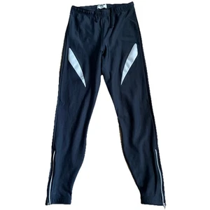 PEARL iZUMi Fleece Lined Fitted Bicycling Legging Pants Black Size Medium - Picture 1 of 7