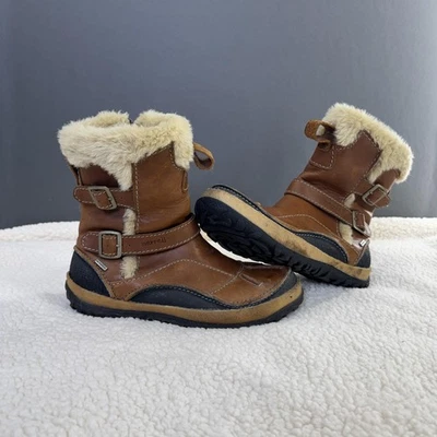 Merrell Boots Womens Size 9 Brown Camel Waterproof Fur Lined Winter Snow Leather - Image 1 of 4
