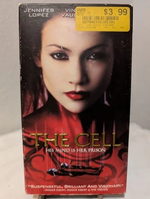 The Cell 2000 VHS Jennifer Lopez Rare Horror Film CLEANED And TESTED Foto 1 de 4