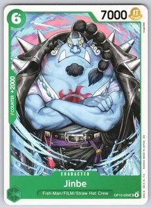 OP-13 Jinbe UC Carrying On His Will   Normal OP13-029  NM - Picture 1 of 2
